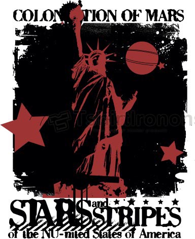 Statue of Liberty T-shirts Iron On Transfers N8076 - Click Image to Close